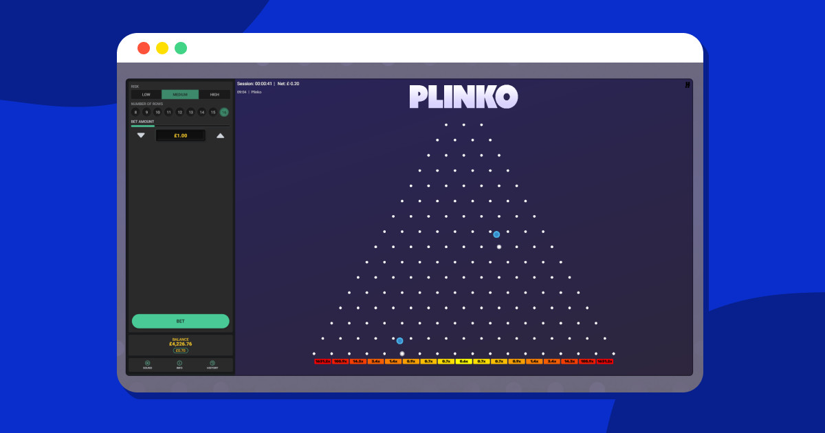 Reseña del juego Plinko